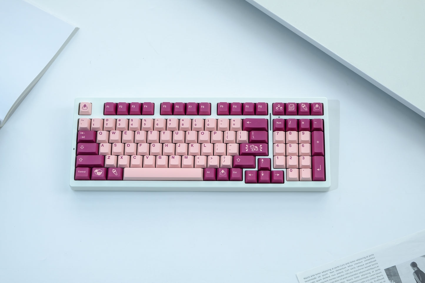 Strawberry Milk 2.0 Keycaps